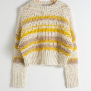 & Other Stories Wool Blend Chunky Knit Sweater | Cream | Medium | Never Worn